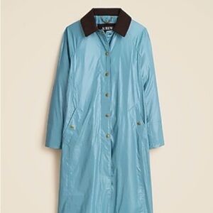 J. Crew Shiny Long Barn Jacket (XS)